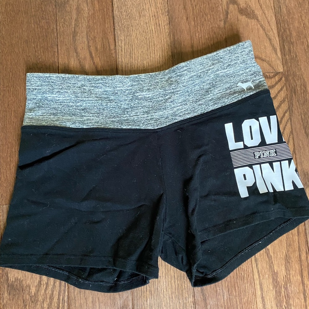 PINK Victoria's Secret yoga Shorts Size S Yoga Athletic Workout